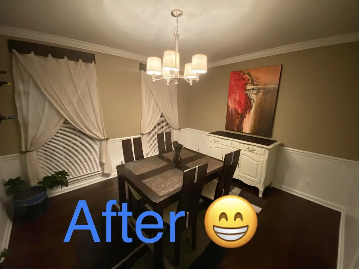 Professional dining room restoration after water damage in Gantt
